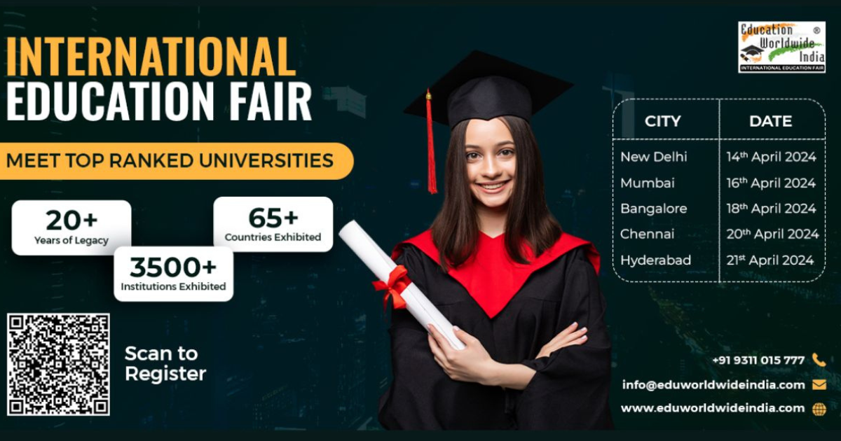Study Abroad, Education Fair in India, 2024